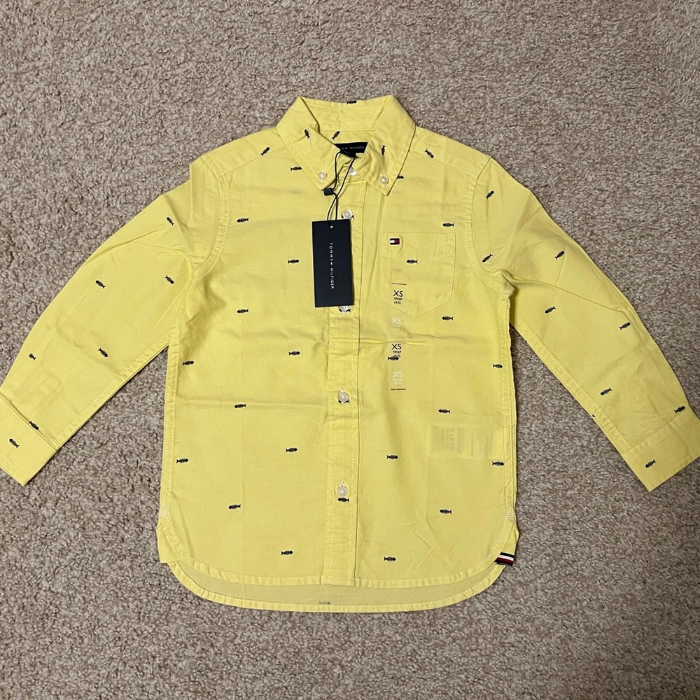 Brand new Tommy Hilfiger boys shirt size 4-5